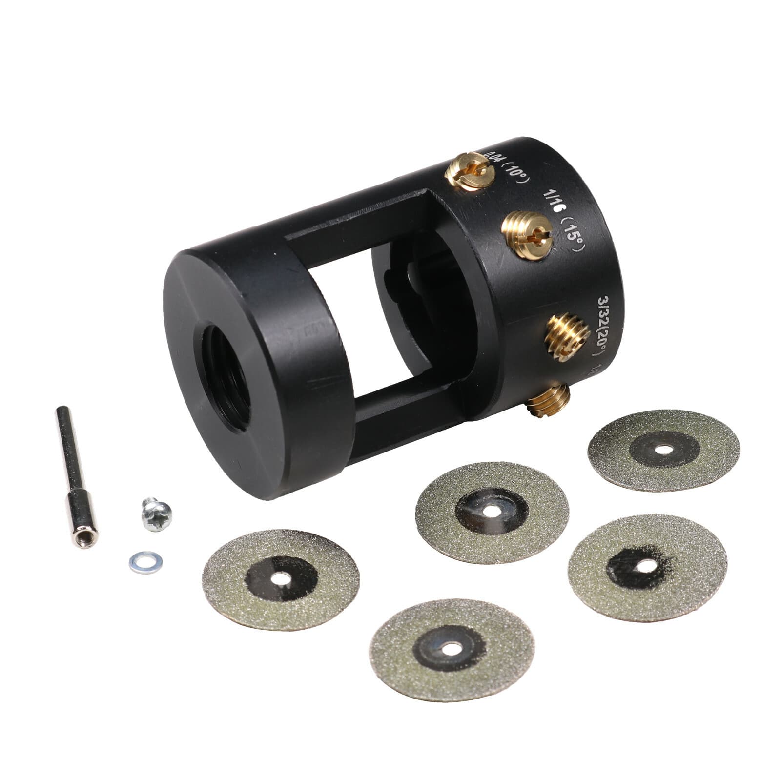 Tungsten Grinder & Sharpener Multi-Angle Offsets Head Tool For TIG Welding Kit 4