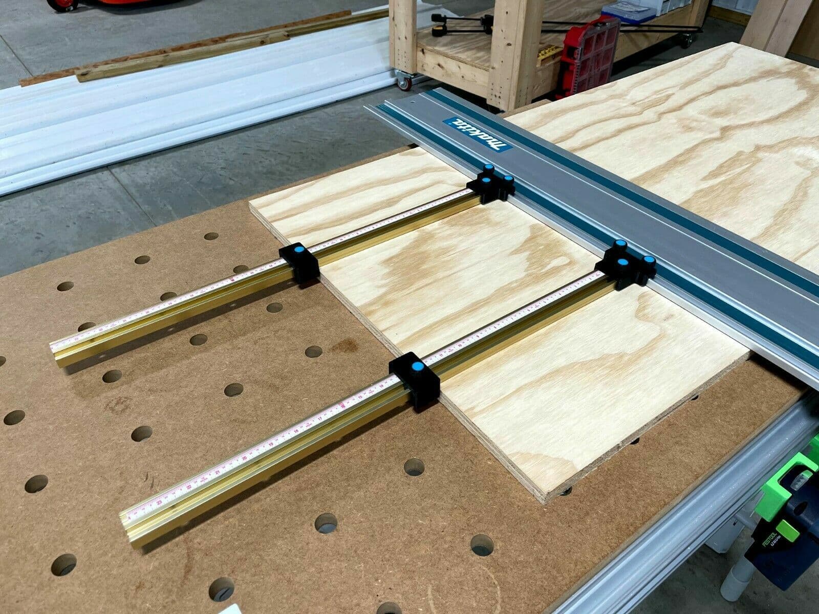 Parallel Guides for Makita Guide Rails and Track Saws By ToolCurve 4