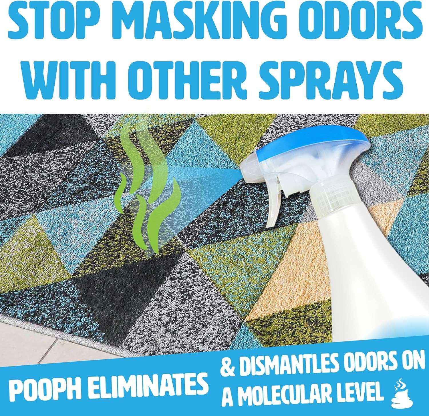 Pet Odor Eliminator Spray Dogs Cats Freshener Urine Poop Pee Deodorizer 32oz 6