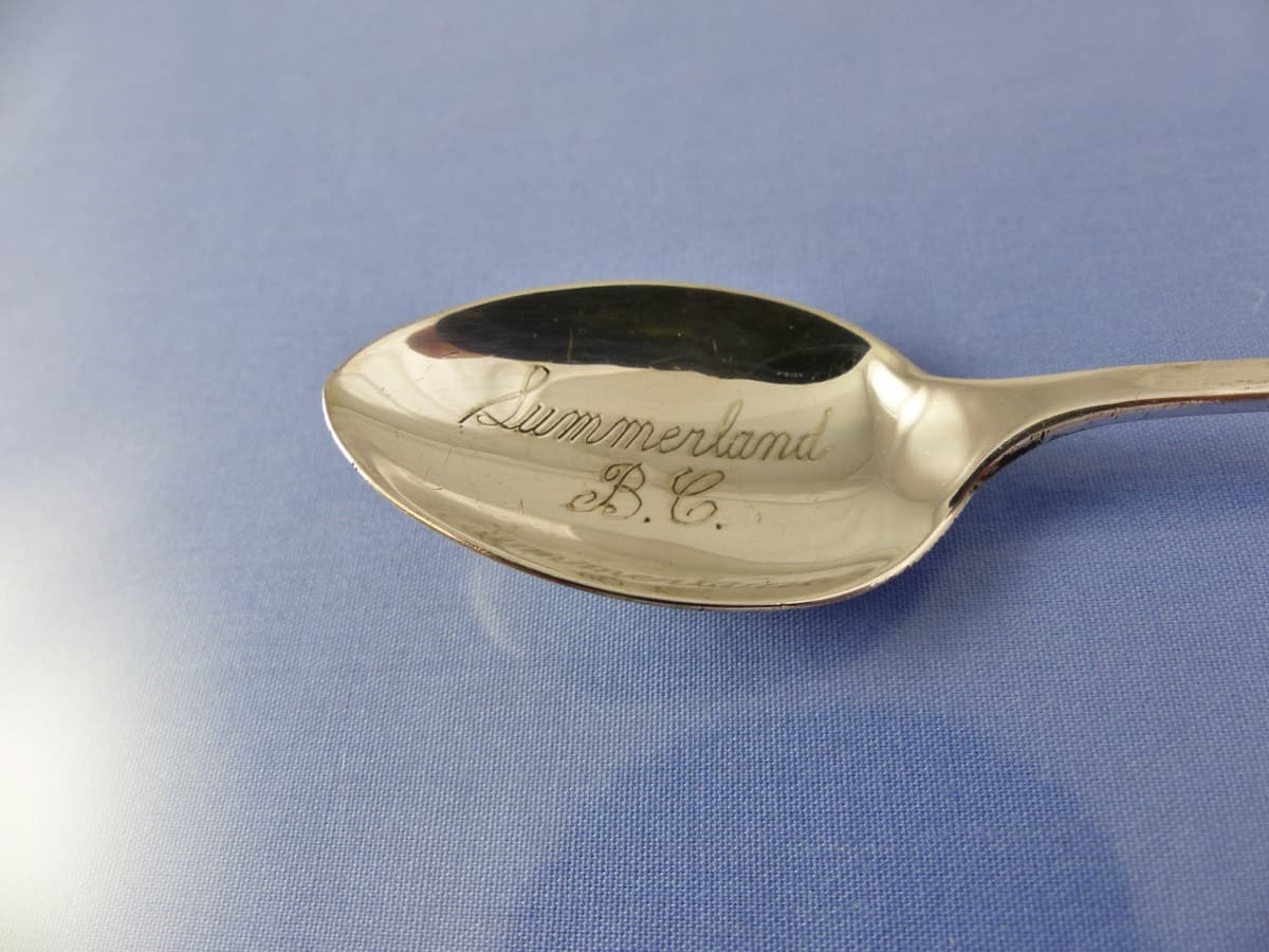 STERLING SOUVENIR SPOON SUMMERLAND B C BY B.M. CO. 2