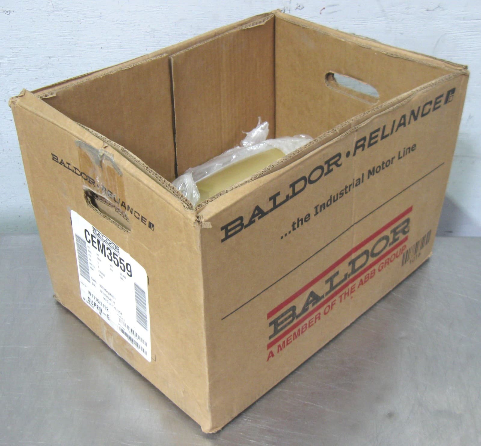 C200661 Baldor CEM3559 Super-E 3-Phase Motor (3HP, 230/460VAC, 7.2/3.6A 3450rpm) 6