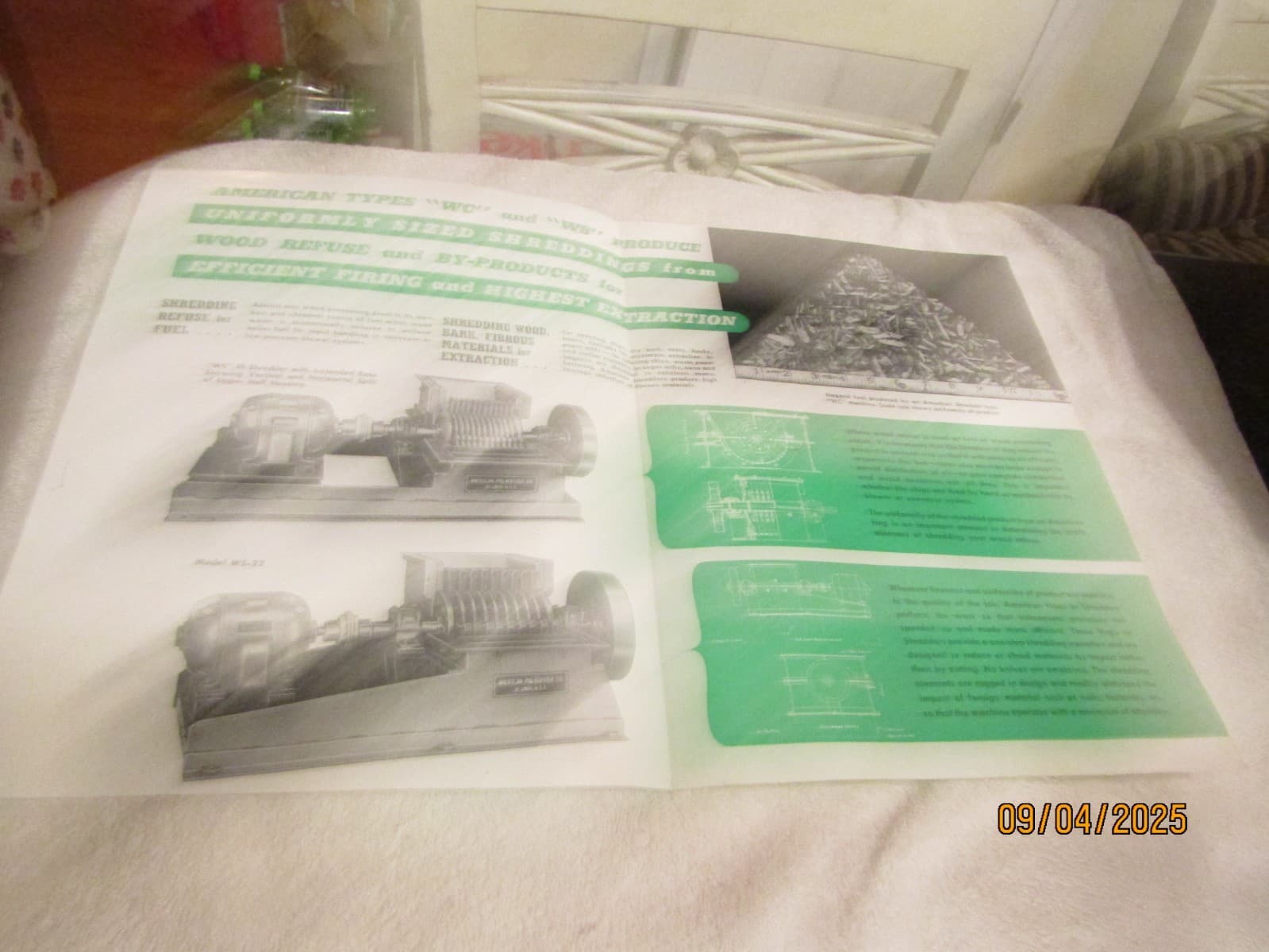 Vintage American Pulverizer St Louis Hammermill Hog Wood Shredding Brochure 2