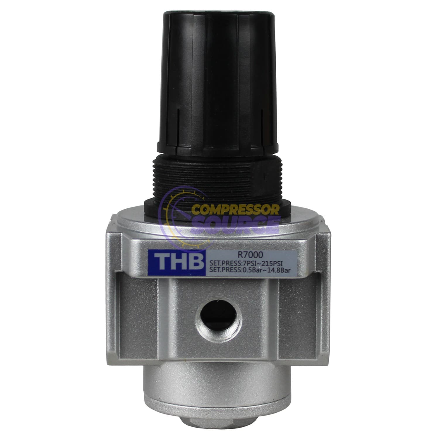 1/2" NPT Air Compressor Pressure Regulator with Gauge Inline Control 225 PSI 2