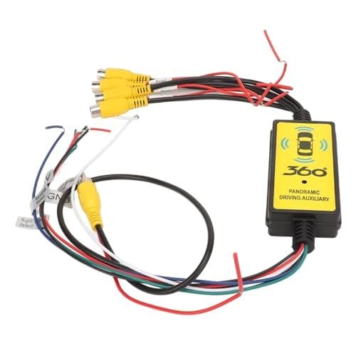 Intelligent Car Backup Camera Splitter Switch, Features 4 Input & 1 Output,  5