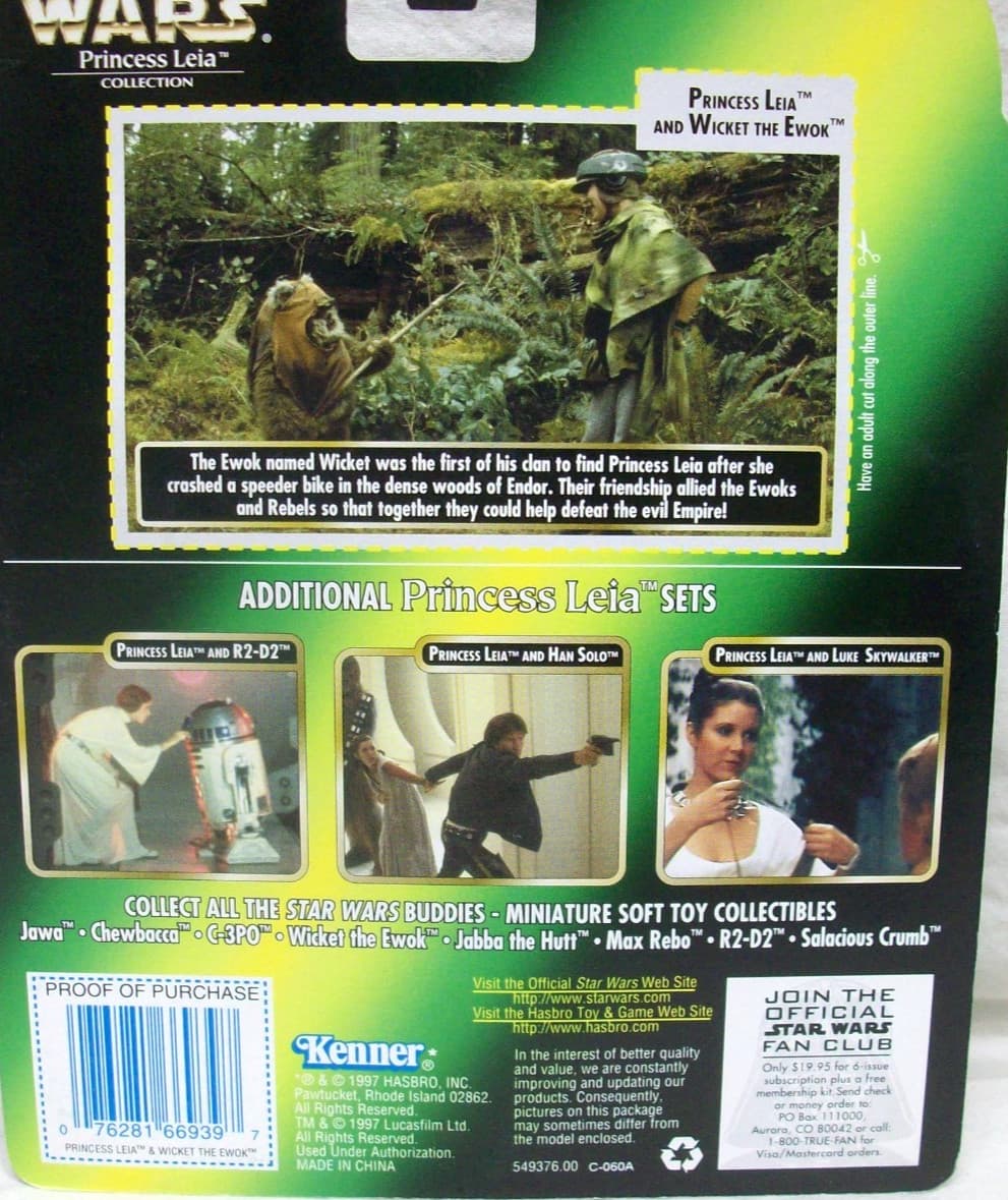 4 MOC Star Wars Figures 3-Princess Leia Collection 1997 & 2-1B Medic Droid 1997 3