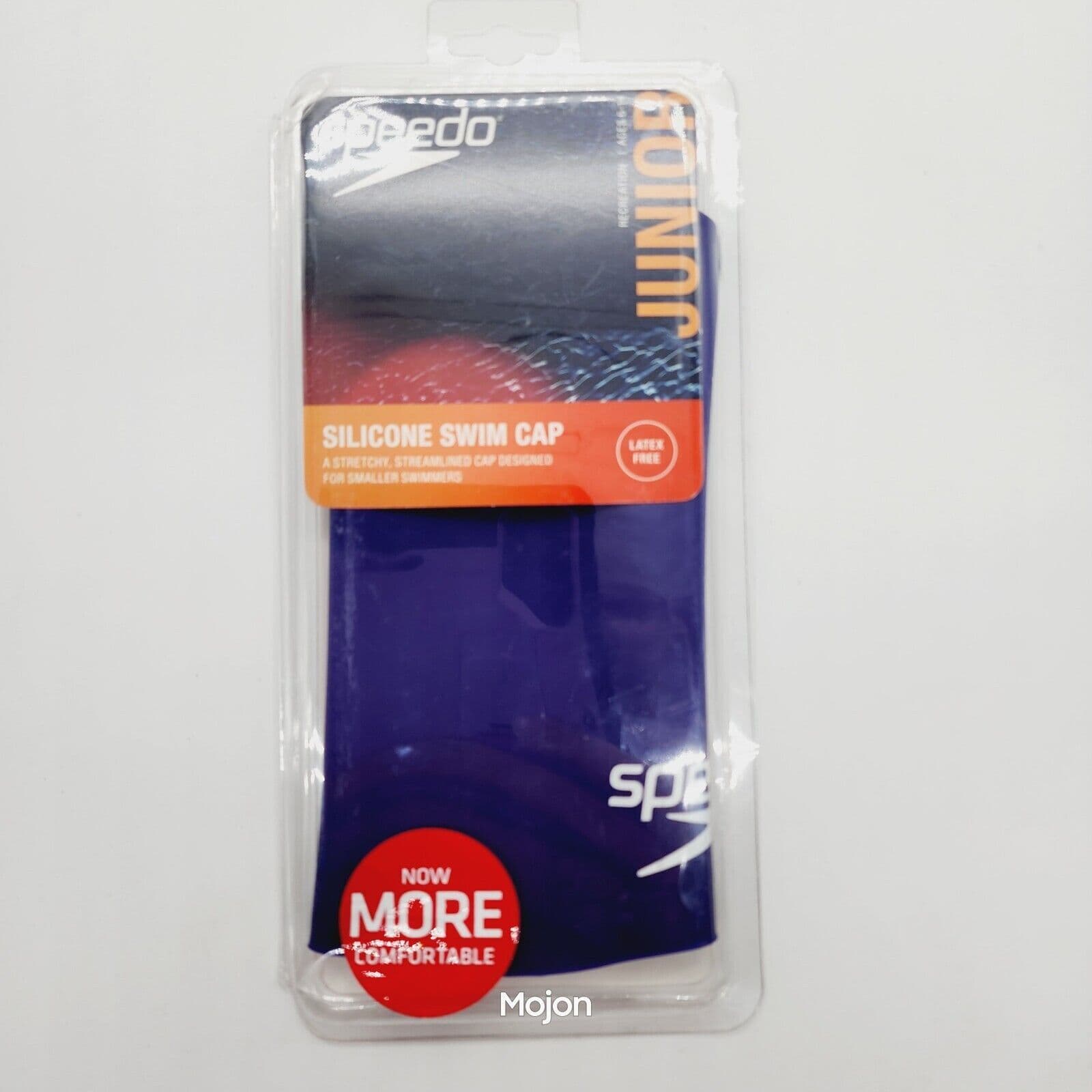 Speedo Solid Silicone Swim Cap Purple Dream Latex Free Junior Ages 6-14 