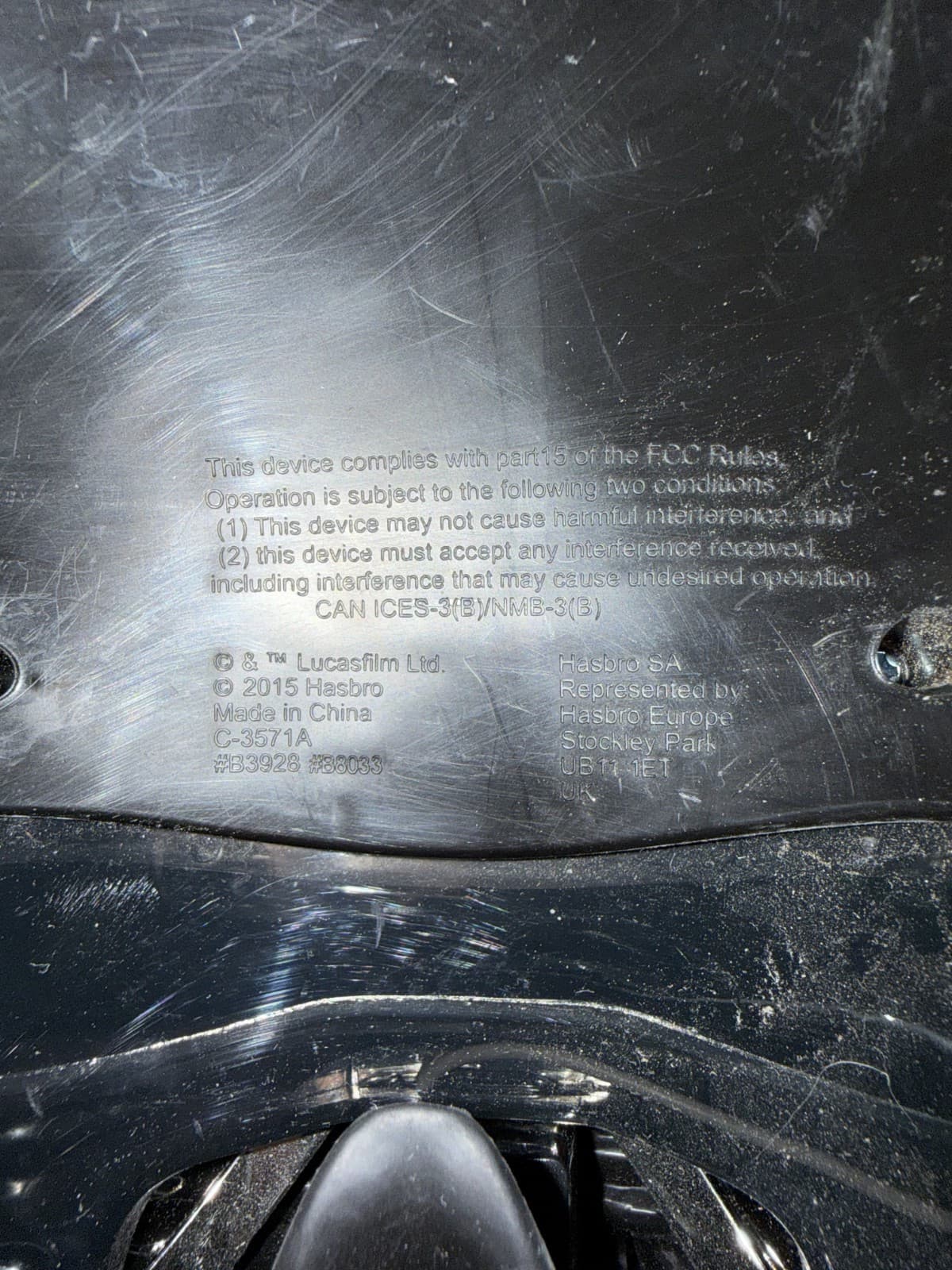 Kylo Ren Voice Changer Mask 2015 Hasbro Takara Tomy Tested - Works Complete! 2