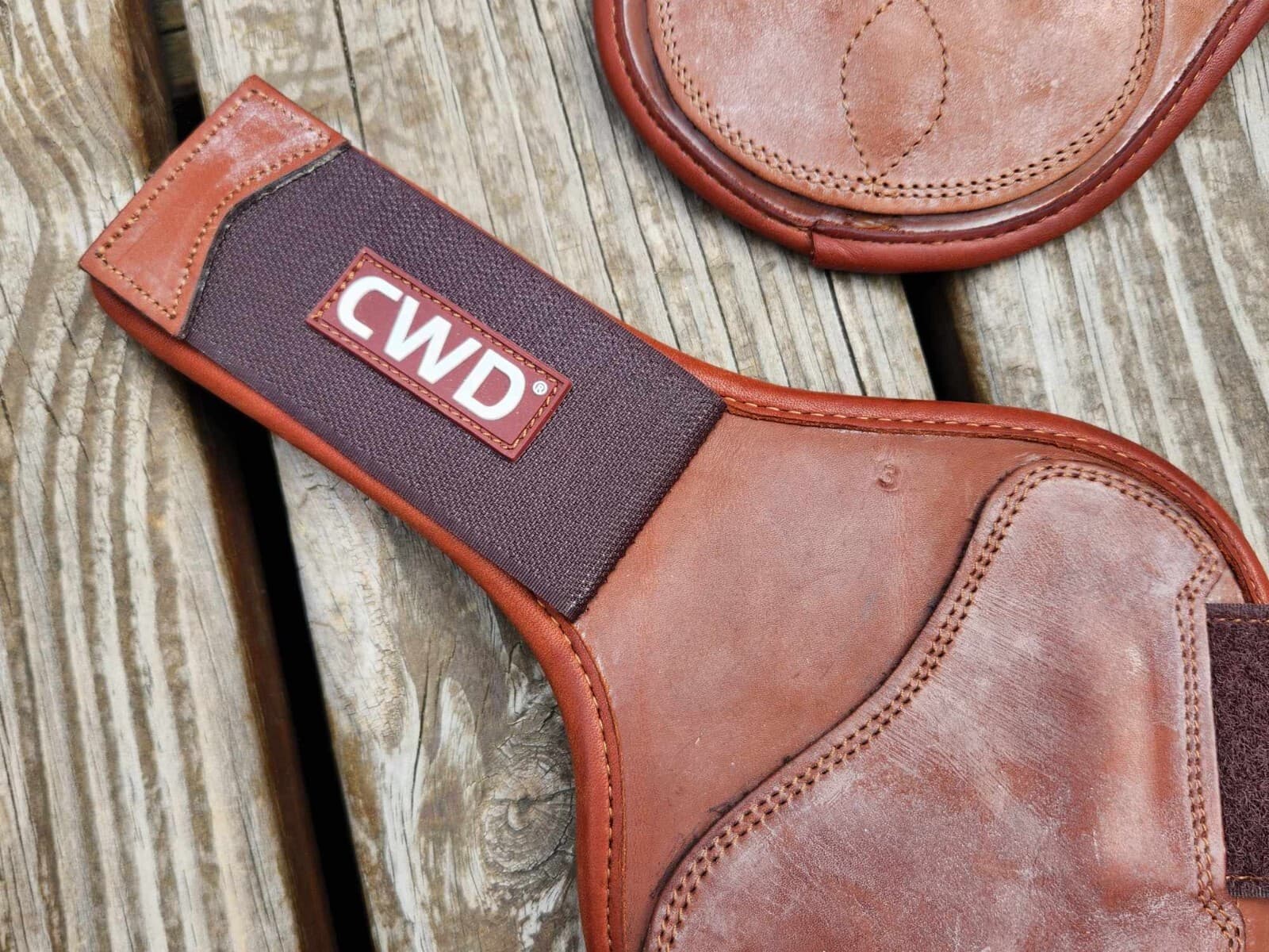 CWD Double-Lock VeIcro Equitation Fetlock Boots -Neoprene Lined- Sz 3 (Full)-NWT 4