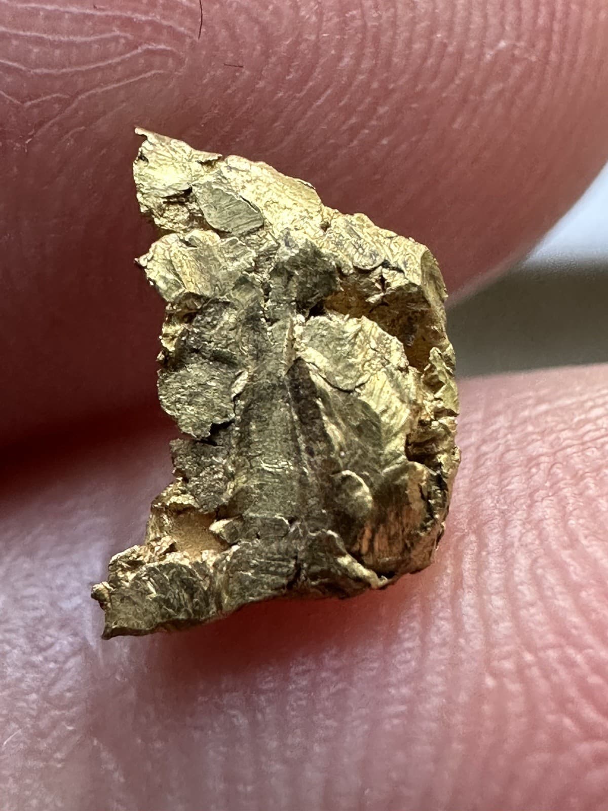Gold Nugget from Potosi, Bolivia Tupiza Mine, 1.389 grams 4