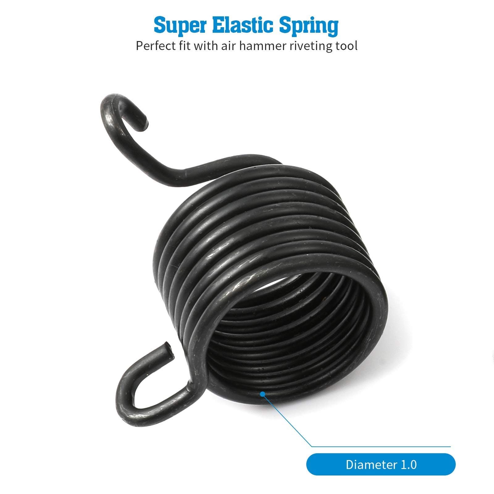 7 Pcs Great Heavy Duty Smoothing Pneumatic Air Rivet Hammer Tools Kit Style 2 3