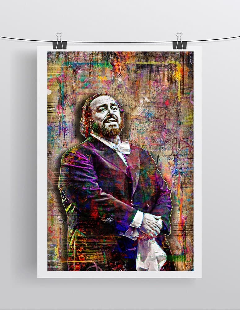 Luciano Pavarotti 16x20in Poster 2 Luciano Pavarotti Opera Tribute Free Shipping 4
