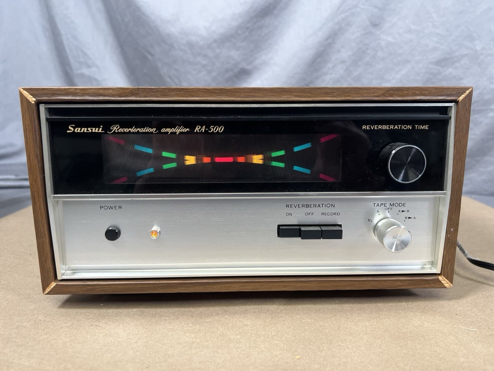 Sansui Reverb RA - 500 Reverberation Amplifier with Original Box and Styrofoam 2