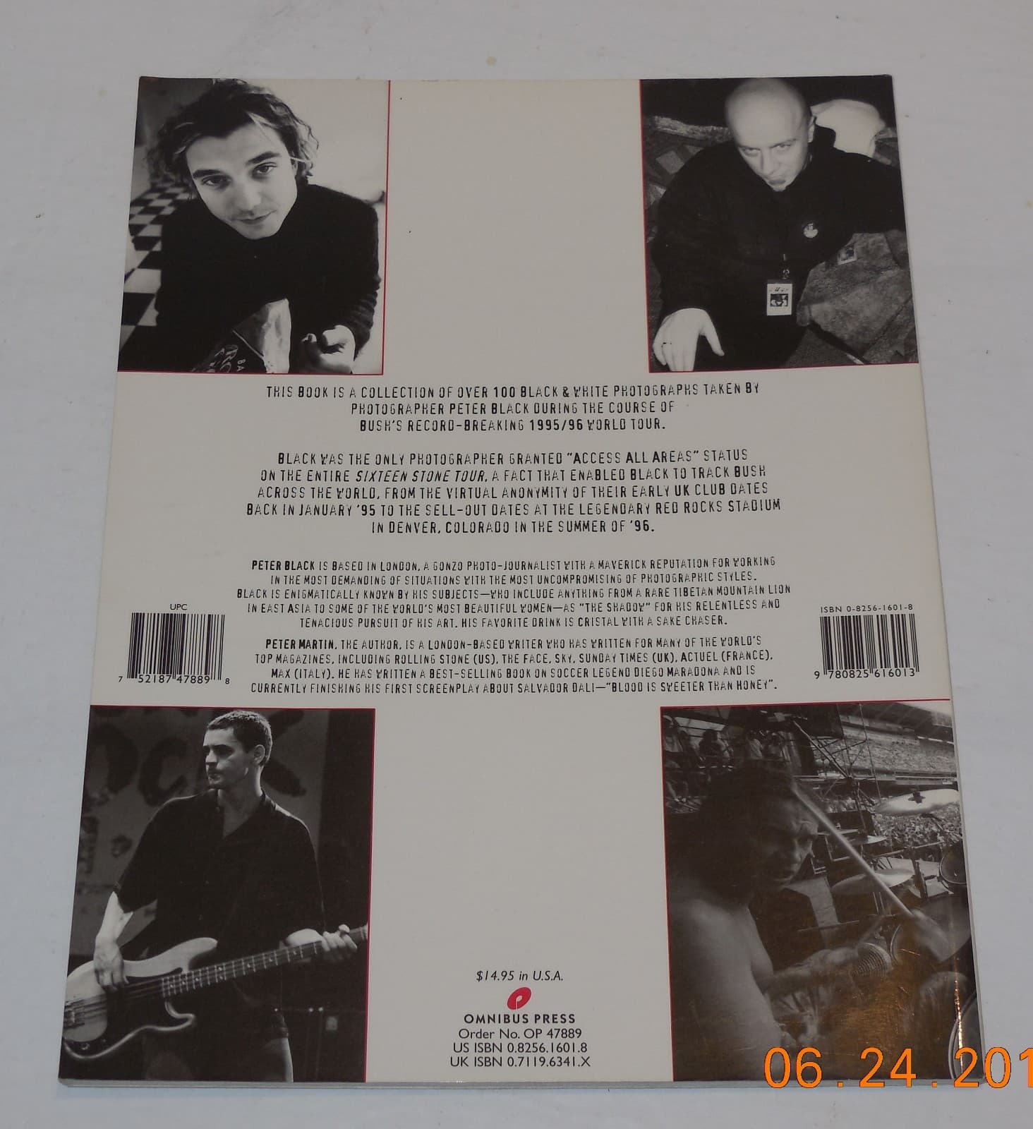 1997 Bush Sixteen Stone Tour Souvenir Program Book rare VHTF 2