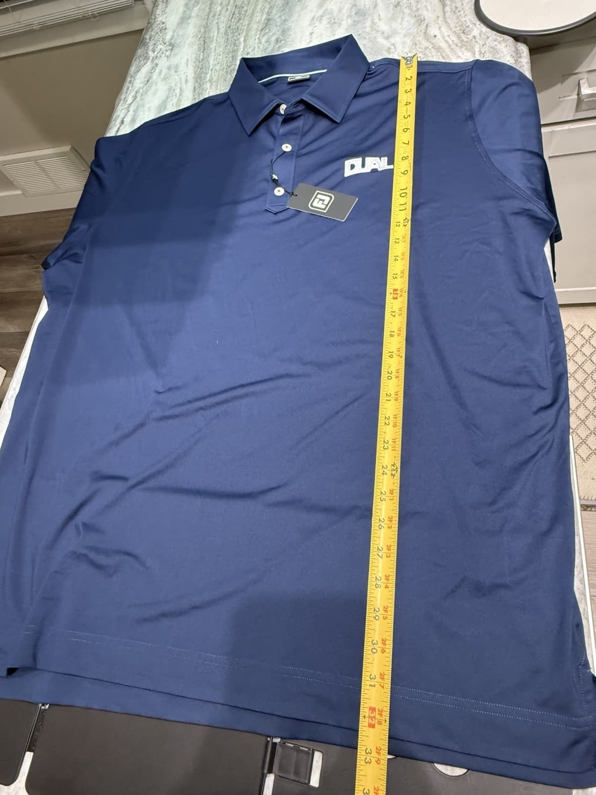 FootJoy Blue Label Golf Polo Shirt Moisture Wicking Athletic Men’s Size 2XL NWT 6