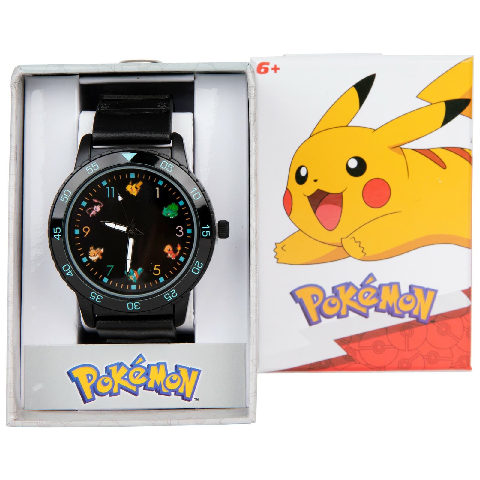 Pokemon Character Symbols For Numbers Watch with Adjustable Strap Black 4
