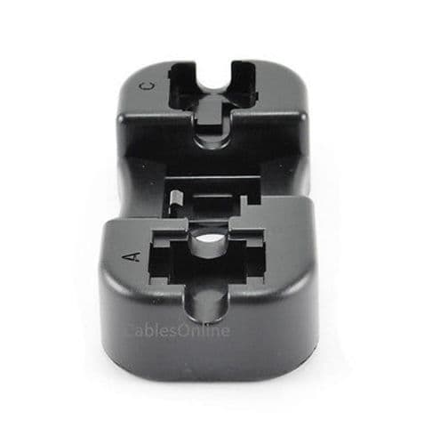RJ45/RJ11 Keystone Jack Punch Down Installation Stand Holder Assembly Tool 4