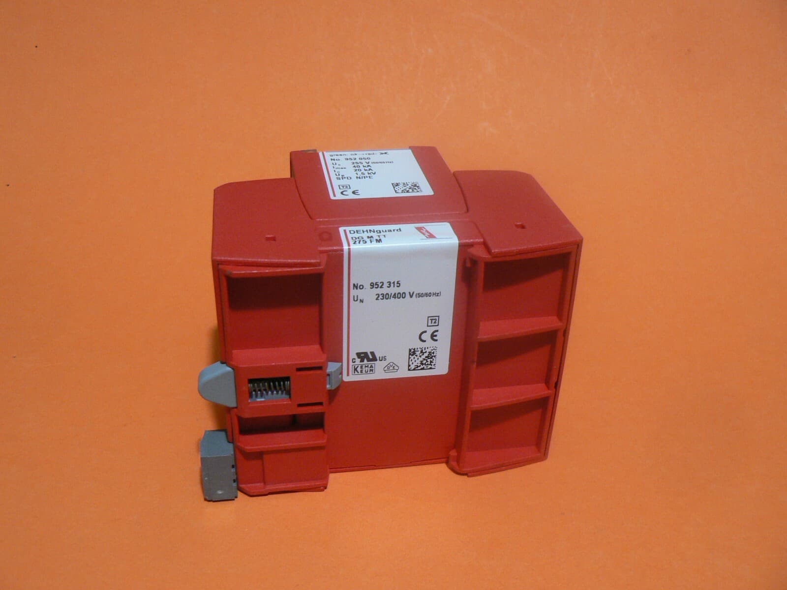 DEHN DEHNGUARD DG M TT 275 FM PART # 952315 MODULAR SURGE ARRSTER FOR TT & TN-S 4