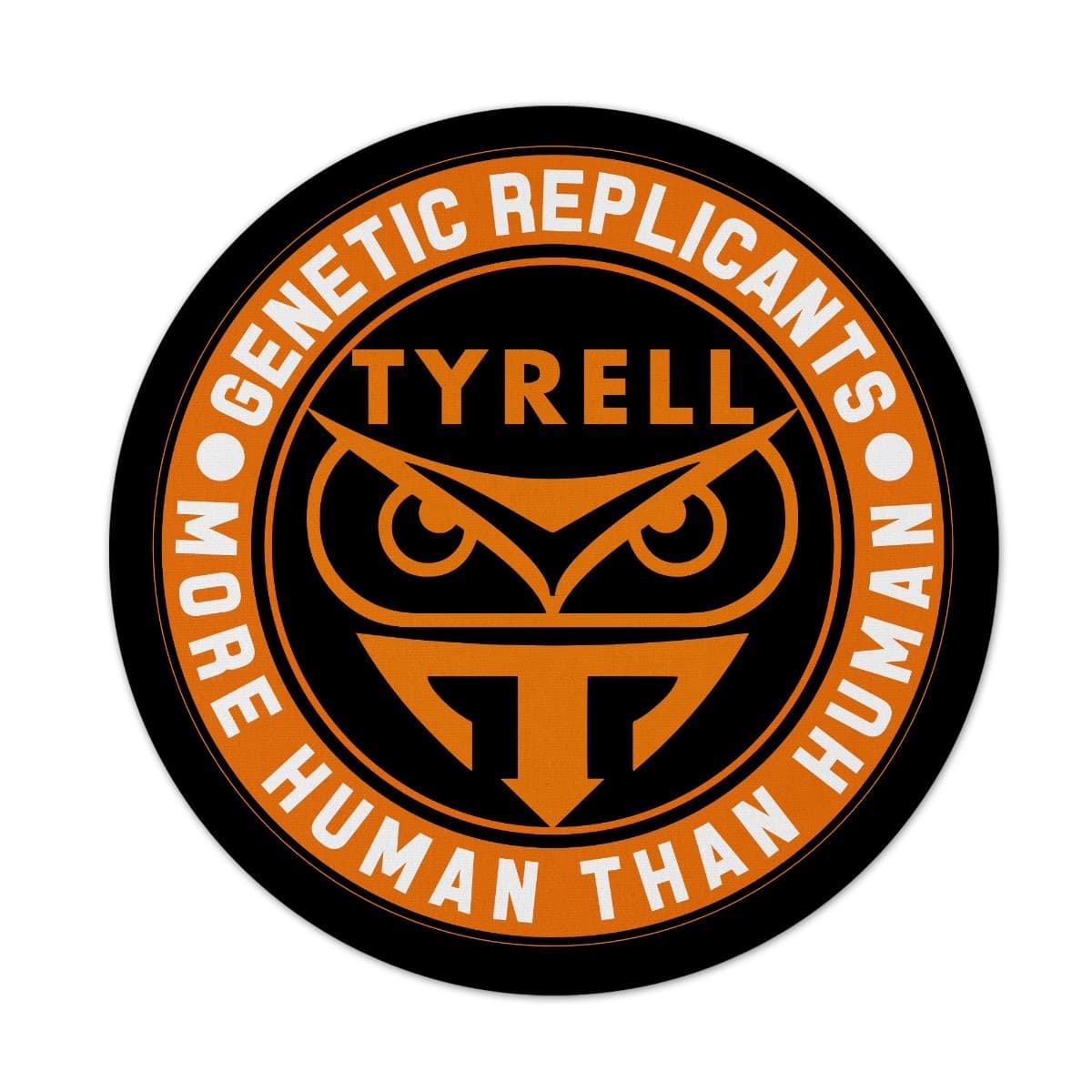Tyrell Corporation More Human Logo 8 Round Mousepad 1/8 Thick