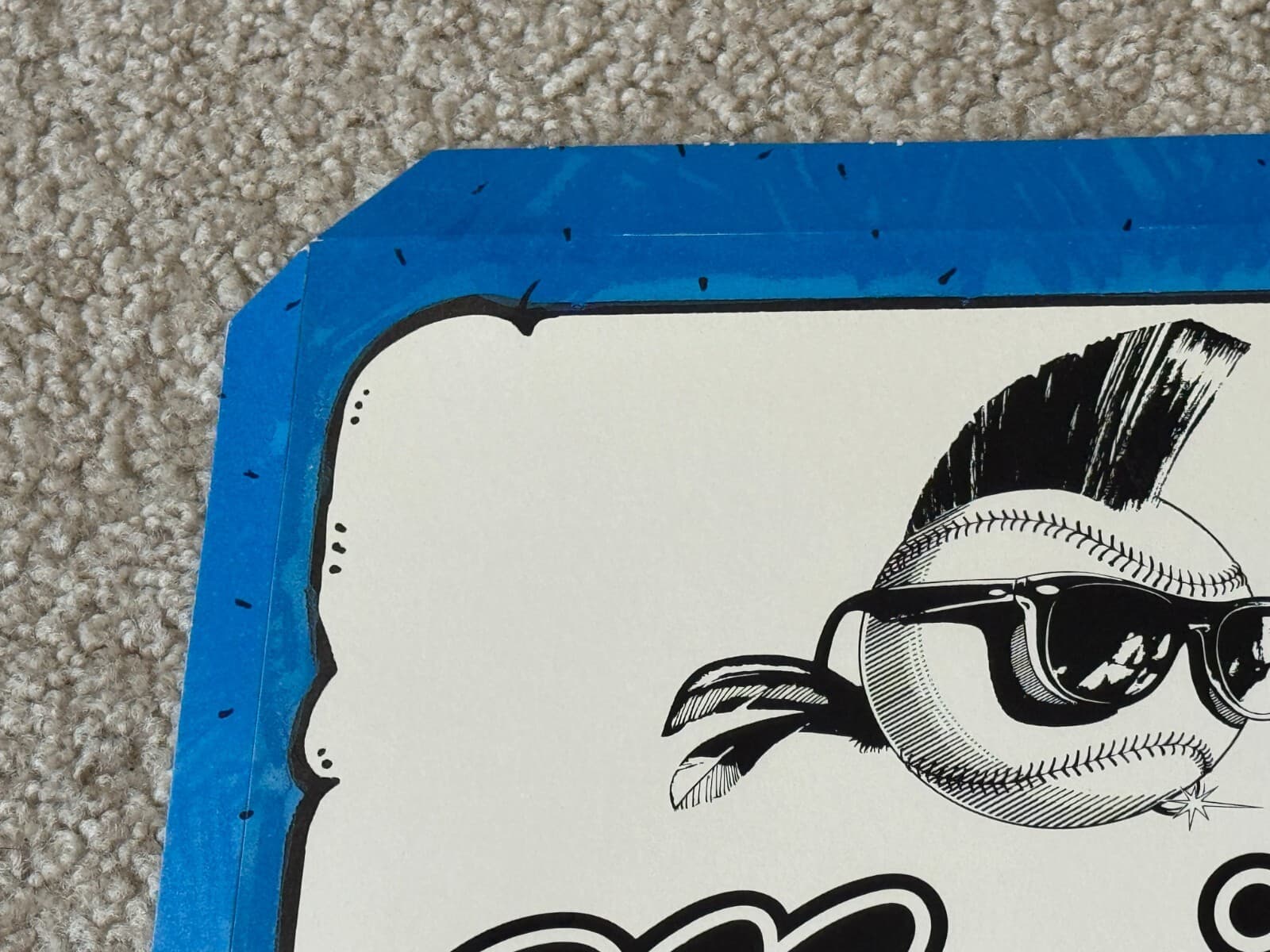 1989 MAJOR LEAGUE Movie Counter Display Standee Standup BOB UECKER MILLER LIGHT 4