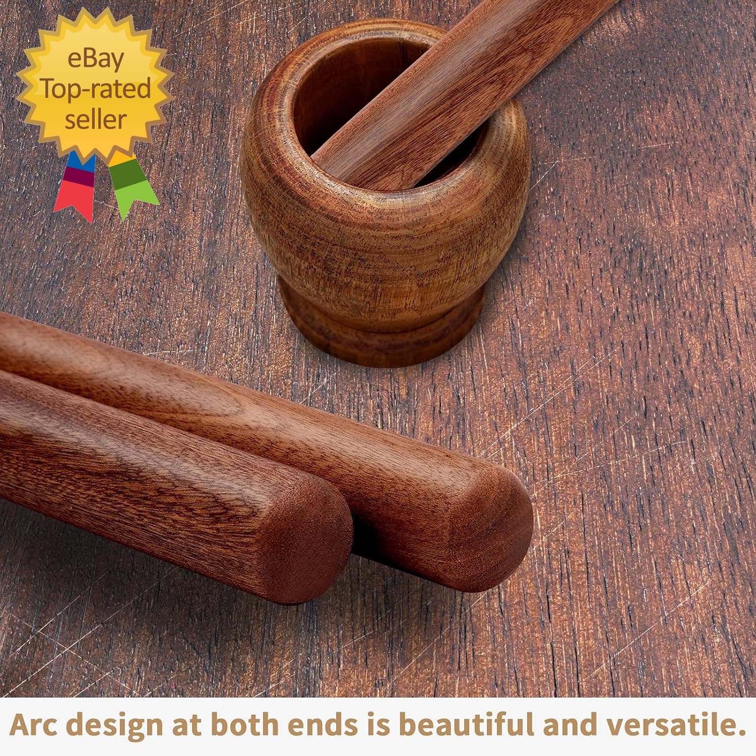 Aisoso French Rolling Pin, 17.7 Inches Wood Rolling Pin for Baking Extra Long Th 4