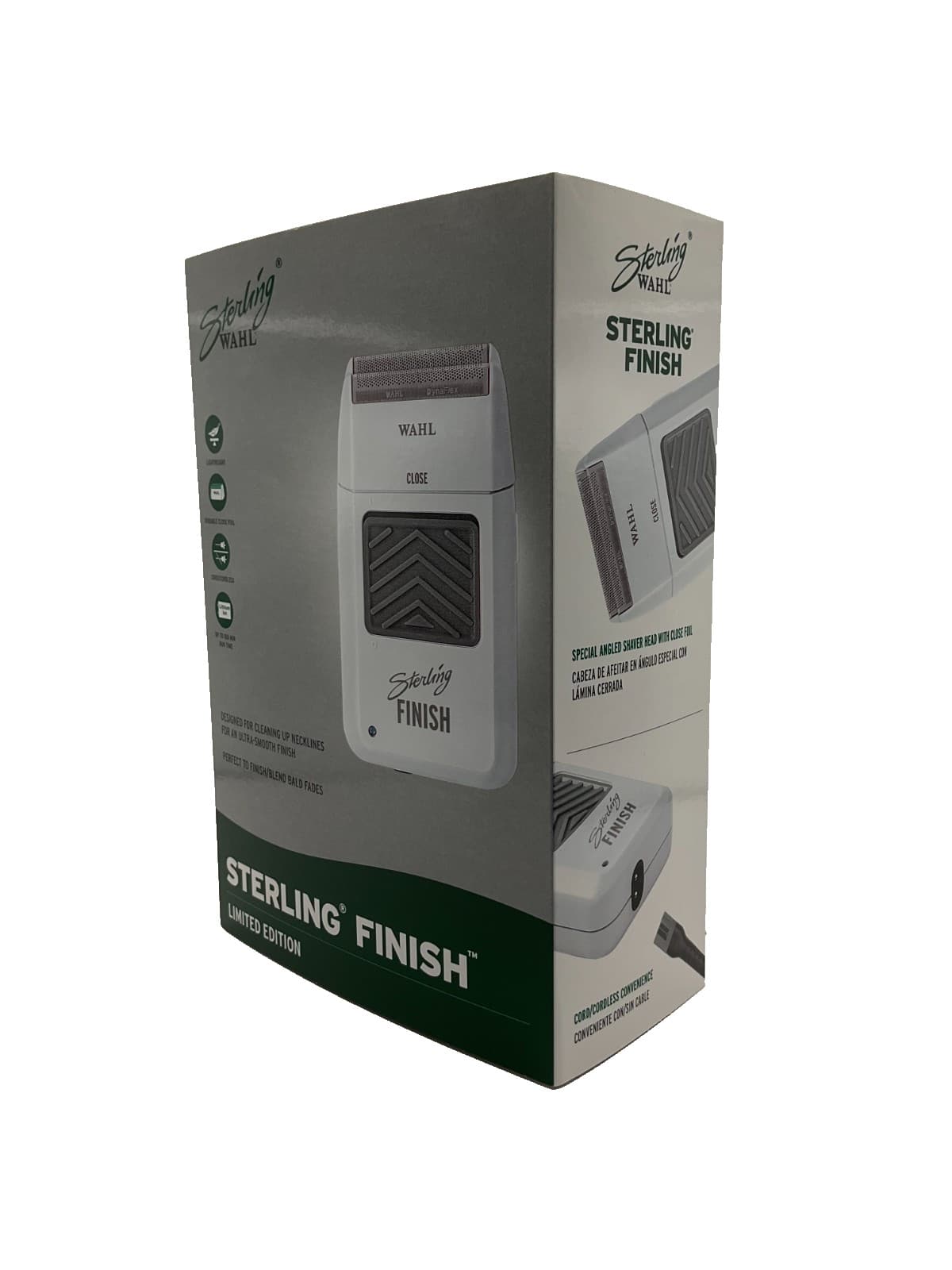 Wahl 8174 Sterling Finish White Shaver Limited Edition NEW 2