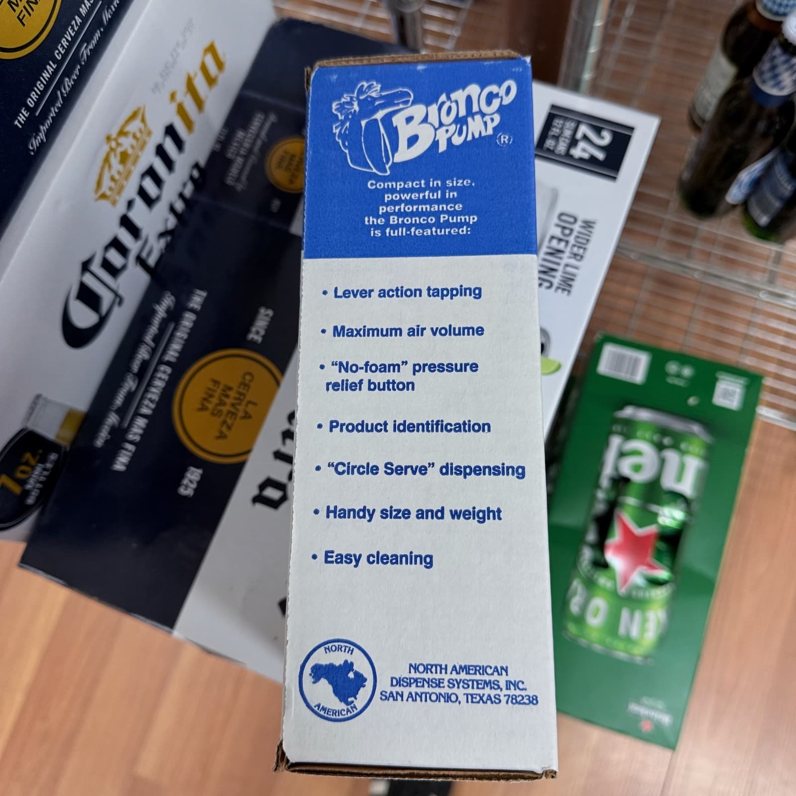 Bronco Pump Keg Beer Dispenser Manual Tap NEW, UNUSED 3