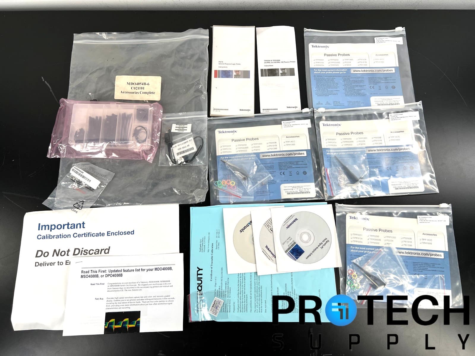 Complete Accessories for Tektronix MDO4054B-6 Domain Oscilloscope