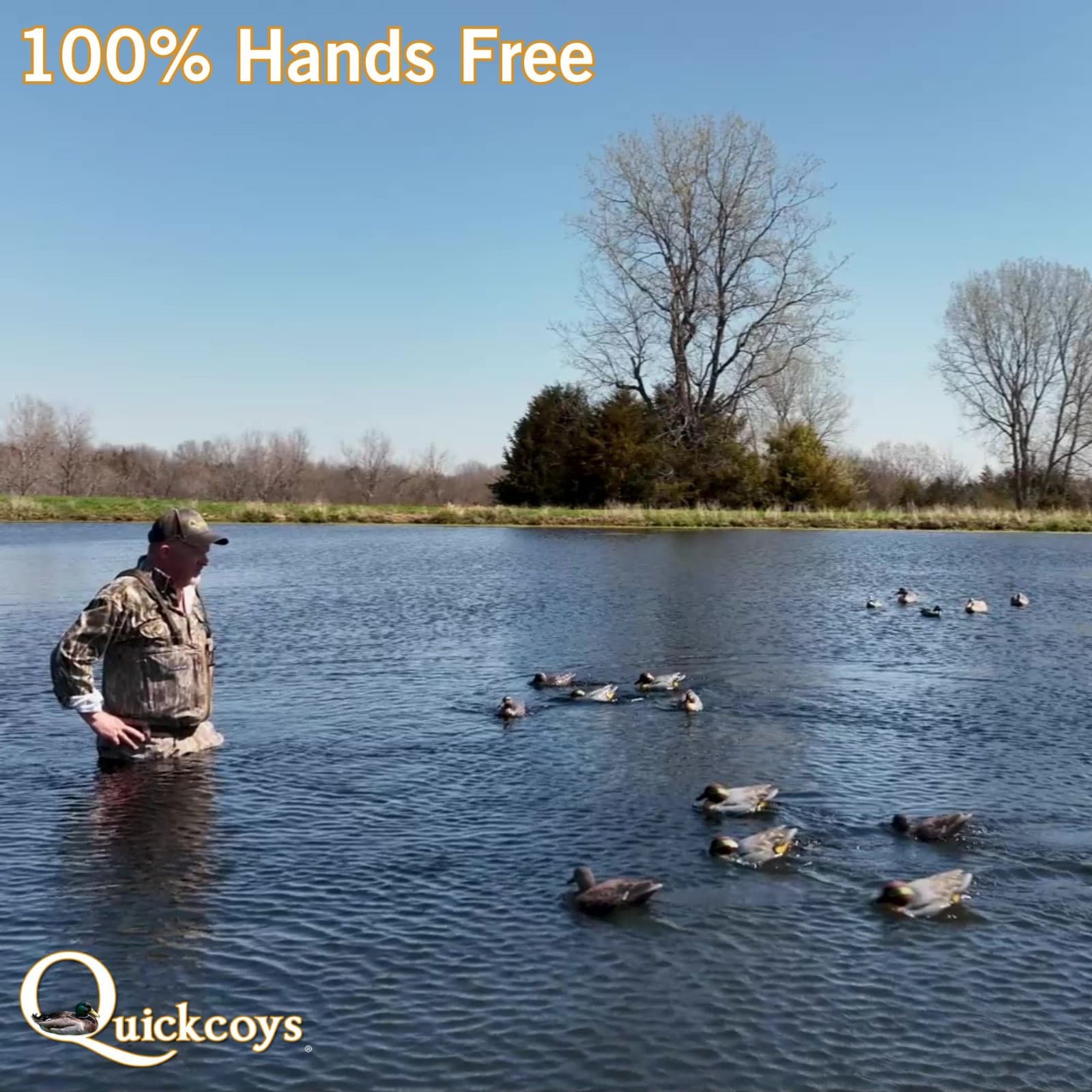 Quickcoys Motion Decoy System – Realistic Waterfowl Hunting Motion Setup 6