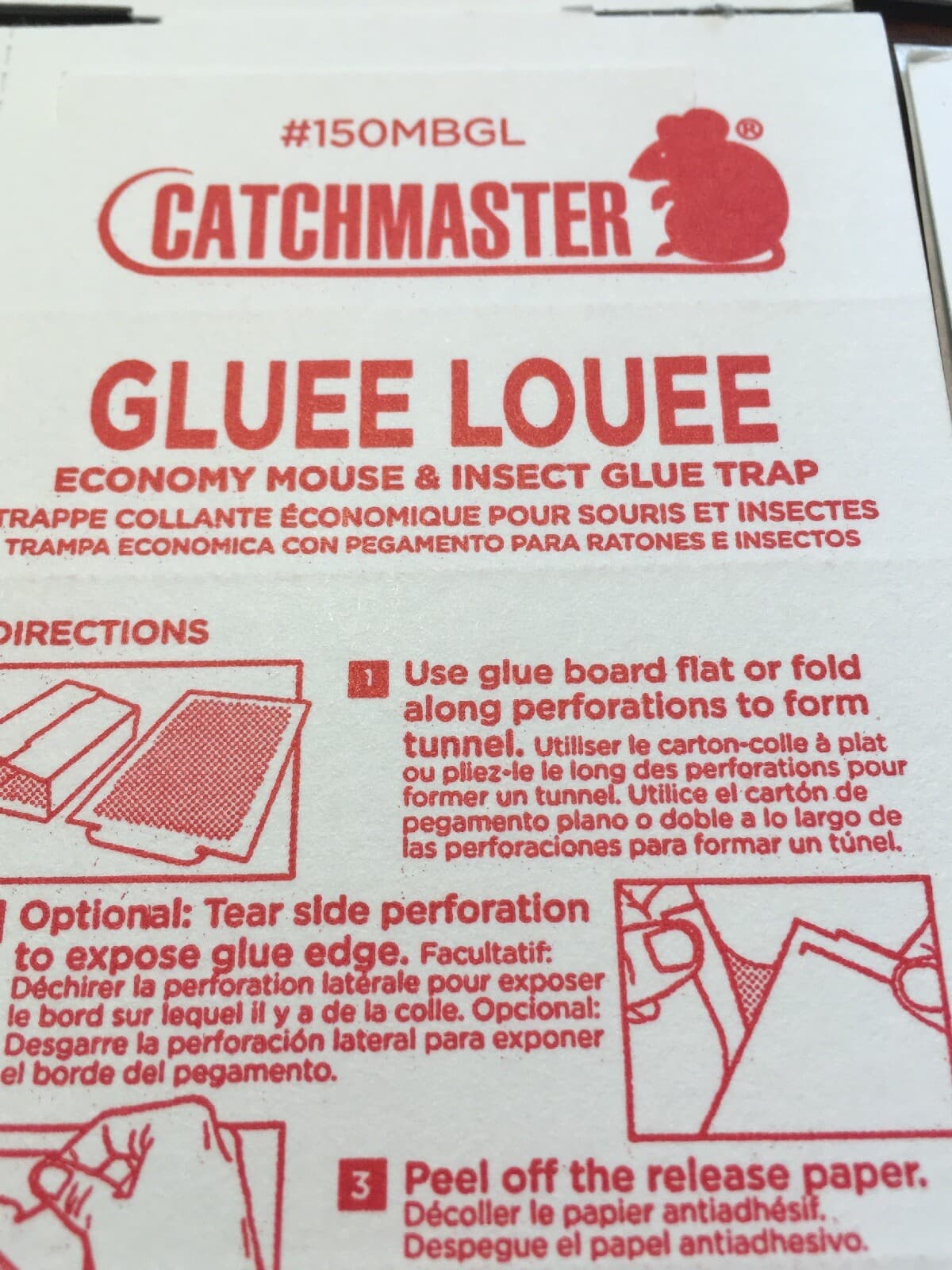 10-Pack Catchmaster 75M Bulk Mouse and Insect Glue Boards, x10 Glue Trap 6