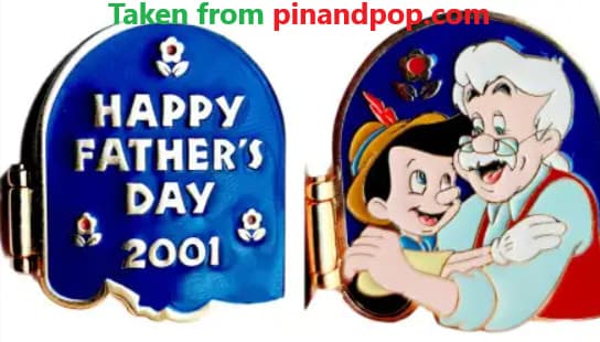Disney WDW Father's Day 2001 Pinocchio and Geppetto-  LE 3500 5