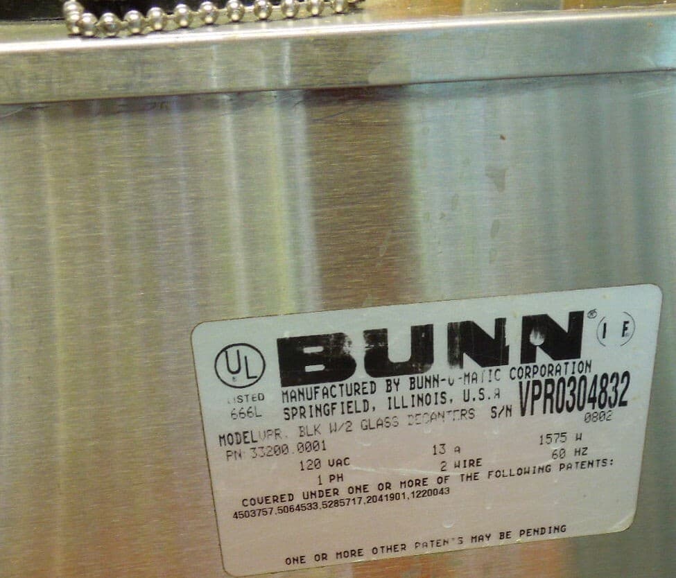 Bunn VPR coffee maker - commercial quality 3