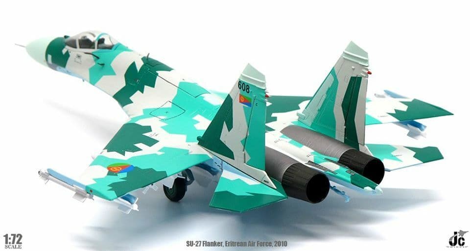 Su-27 Flanker Eritrean Air Force, 2010 Reg: 608 Scale 1/72 JCW-72-SU27-007 5