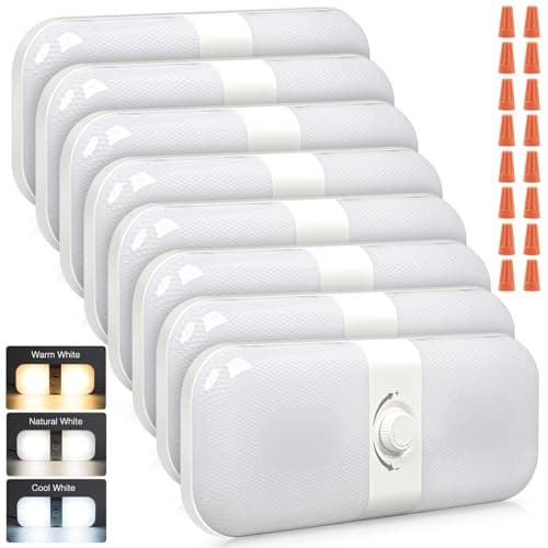  RV Lights Interior 1700LM, 3 Color TEM Camper Lights, Dimmable 12v Volt Led  2