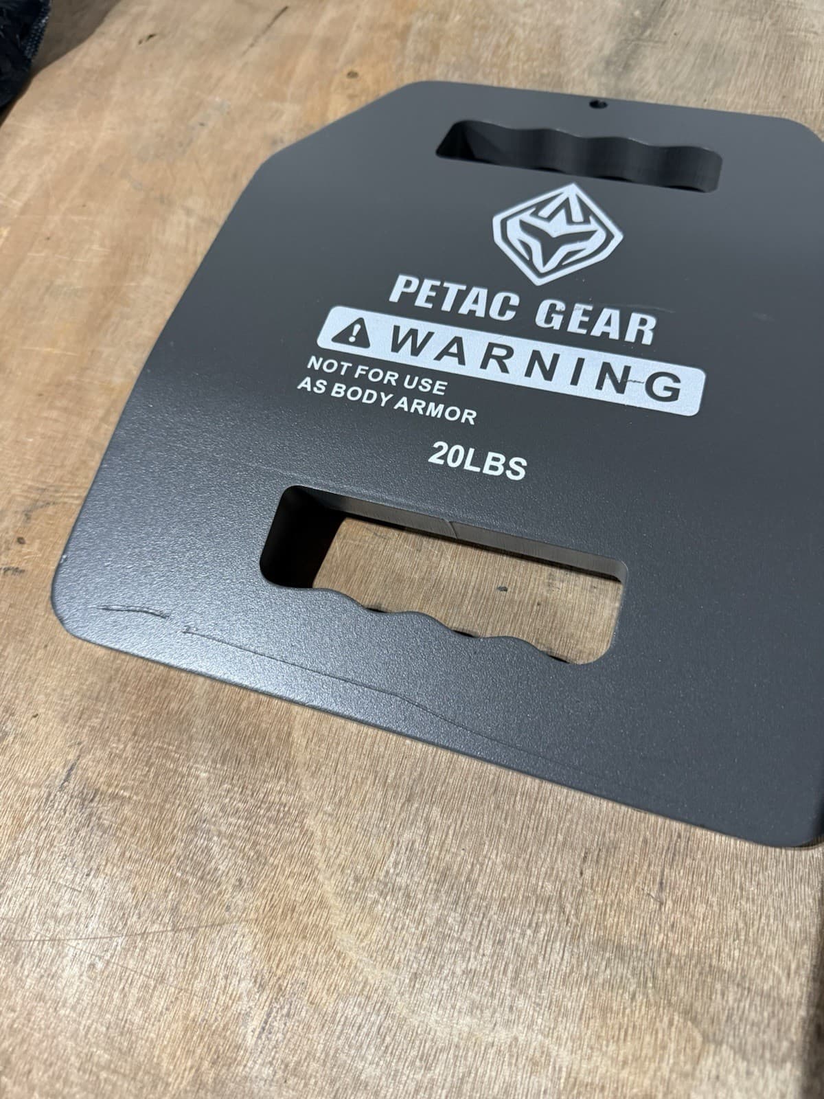 Petac Gear CURVED PAIR Weight Vest Plates 20 lb Each Training Fitness Exercise 4