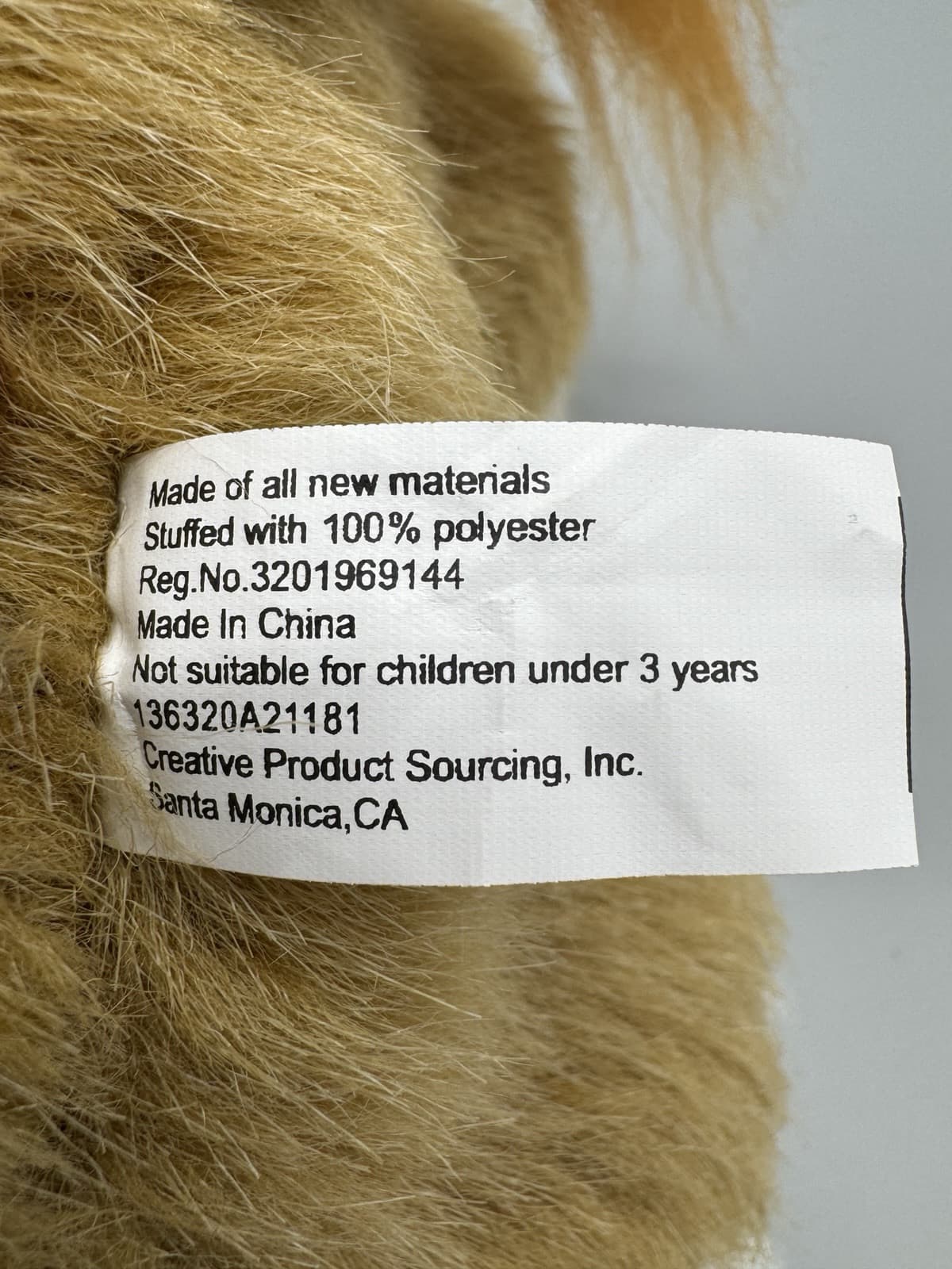 DARREN THE LION Dare Stuffed Animal D.A.R.E. Plush 10” Vintage 6