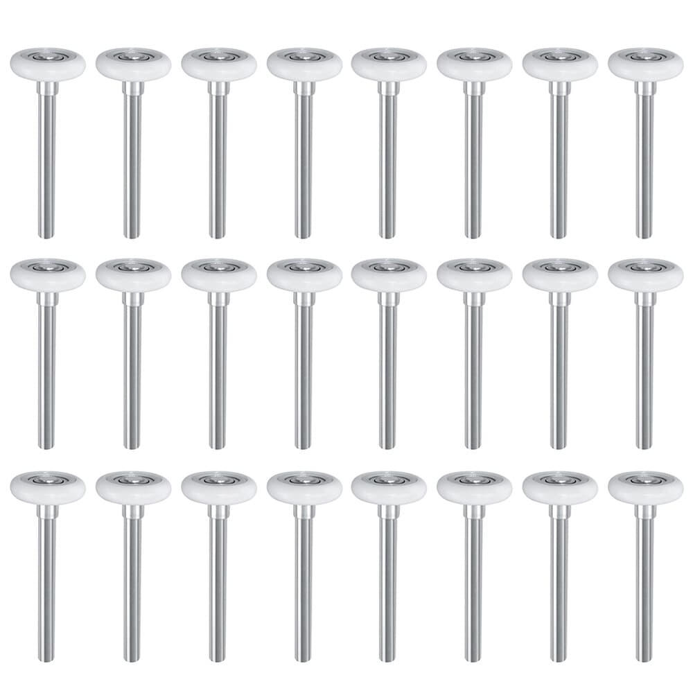 12Pcs Quiet Garage Door Rollers Nylon Door Wheels Replacement With Bearing US 4