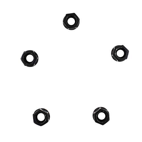  Set of 20 1/2 Open End Lug Nuts 1" 1/2" Black 13/16" Hex Open - Rainy Climate 6