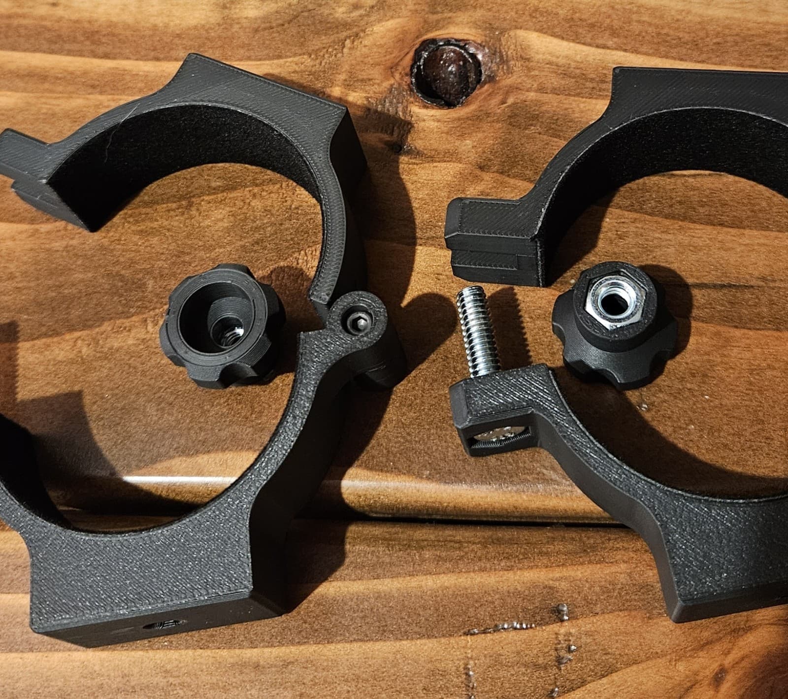 Hinged Telescope Rings Pair (63mm ID) 4