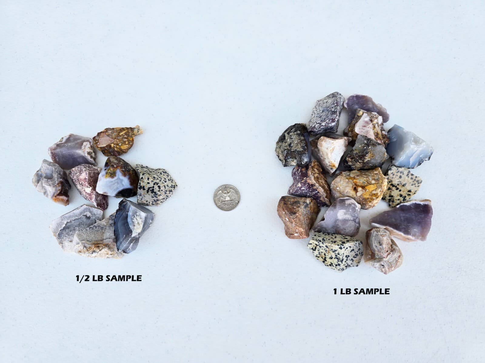 Mexico Crystals Mix Raw Rough Stones Bulk Lot for Tumbling Healing Collecting 5