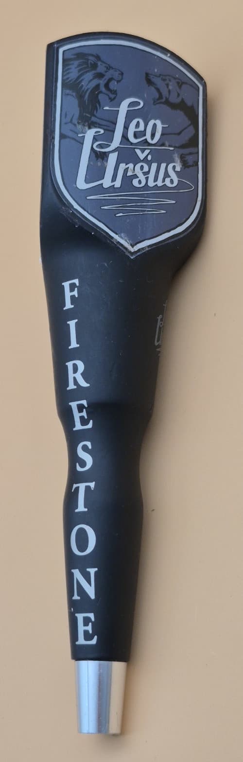 Firestone Walker Brewing 3-sided Tap Handle - Leo v Ursus All Styles Of Beer 3