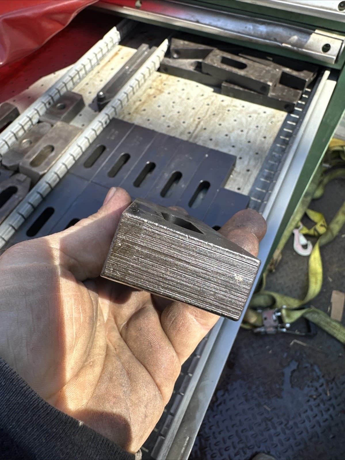 Jergens 36705 Tapped Heel 1/2" Bolt Size Radius Strap Clamp Fixture Set Up Mill 6