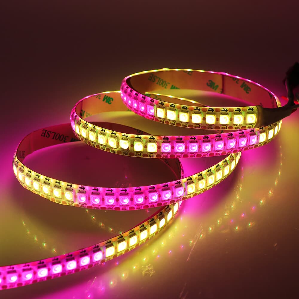 WS2812B 5V 5050 RGB LED Strip 1-5M 30 60 144 150 300 Leds Individual Addressable 2