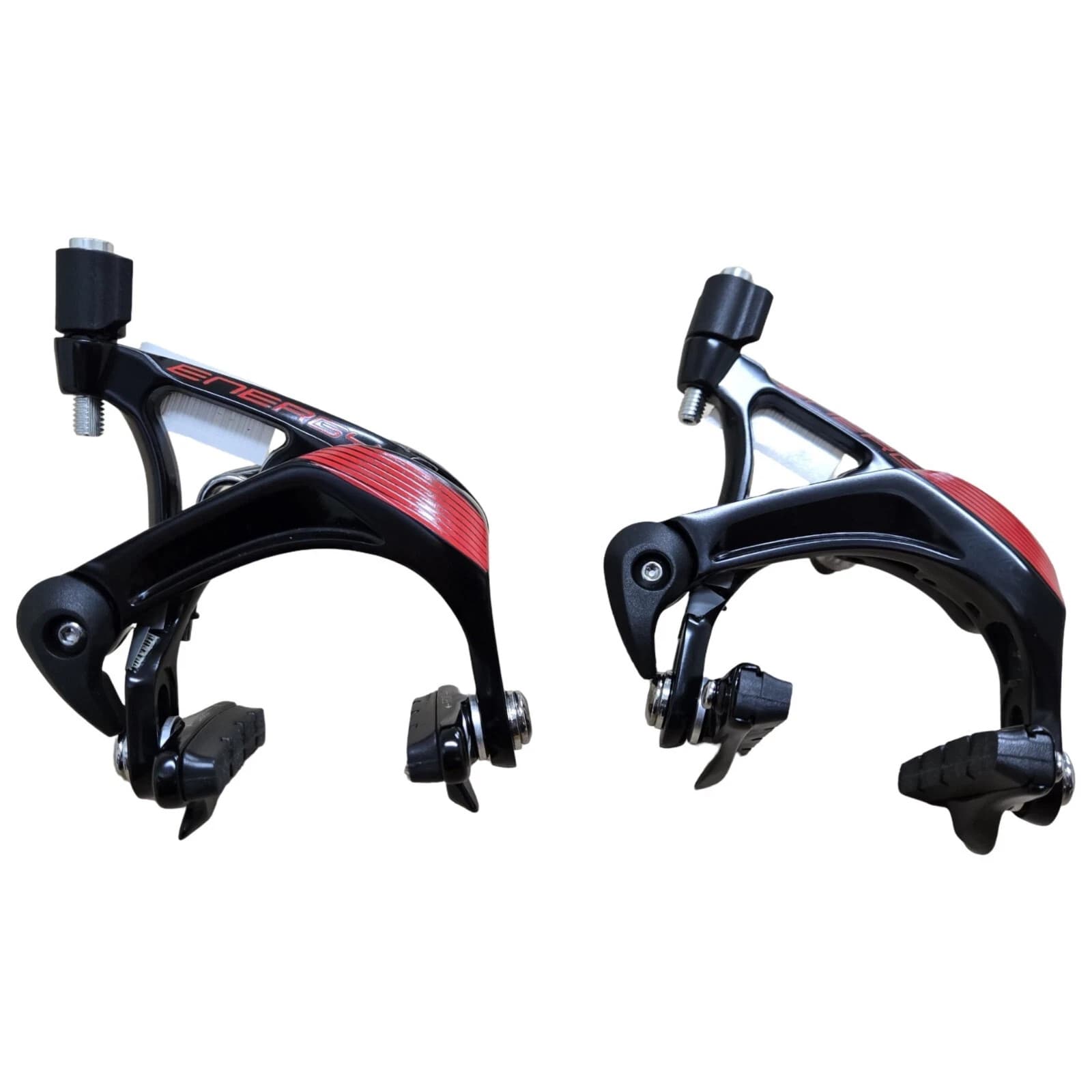 FSA Energy Rim Brakes Front & Rear Set Alloy brake pads Black Red Fit Shimano 3