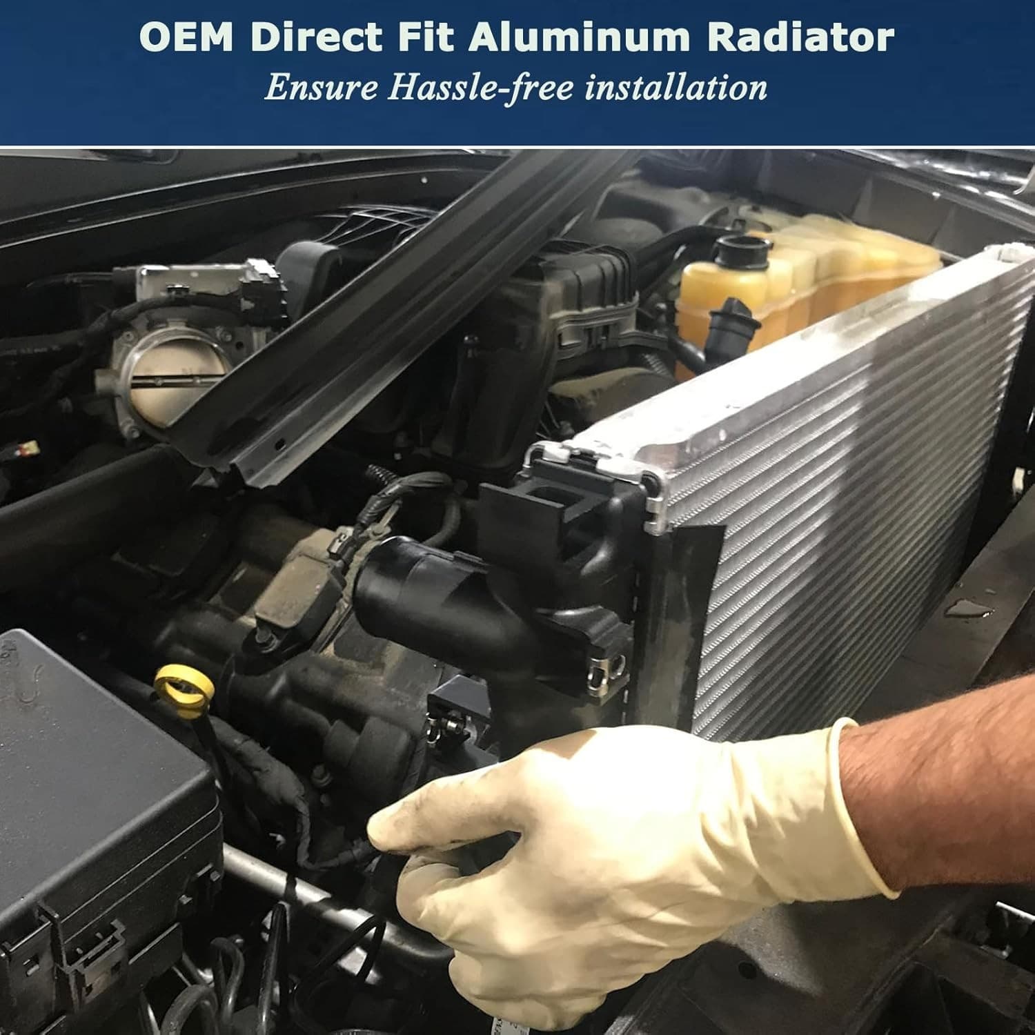 1130 Aluminum Radiator for Isuzu Trooper 2.6L,L4 - OE Spec Full Aluminum Design 5