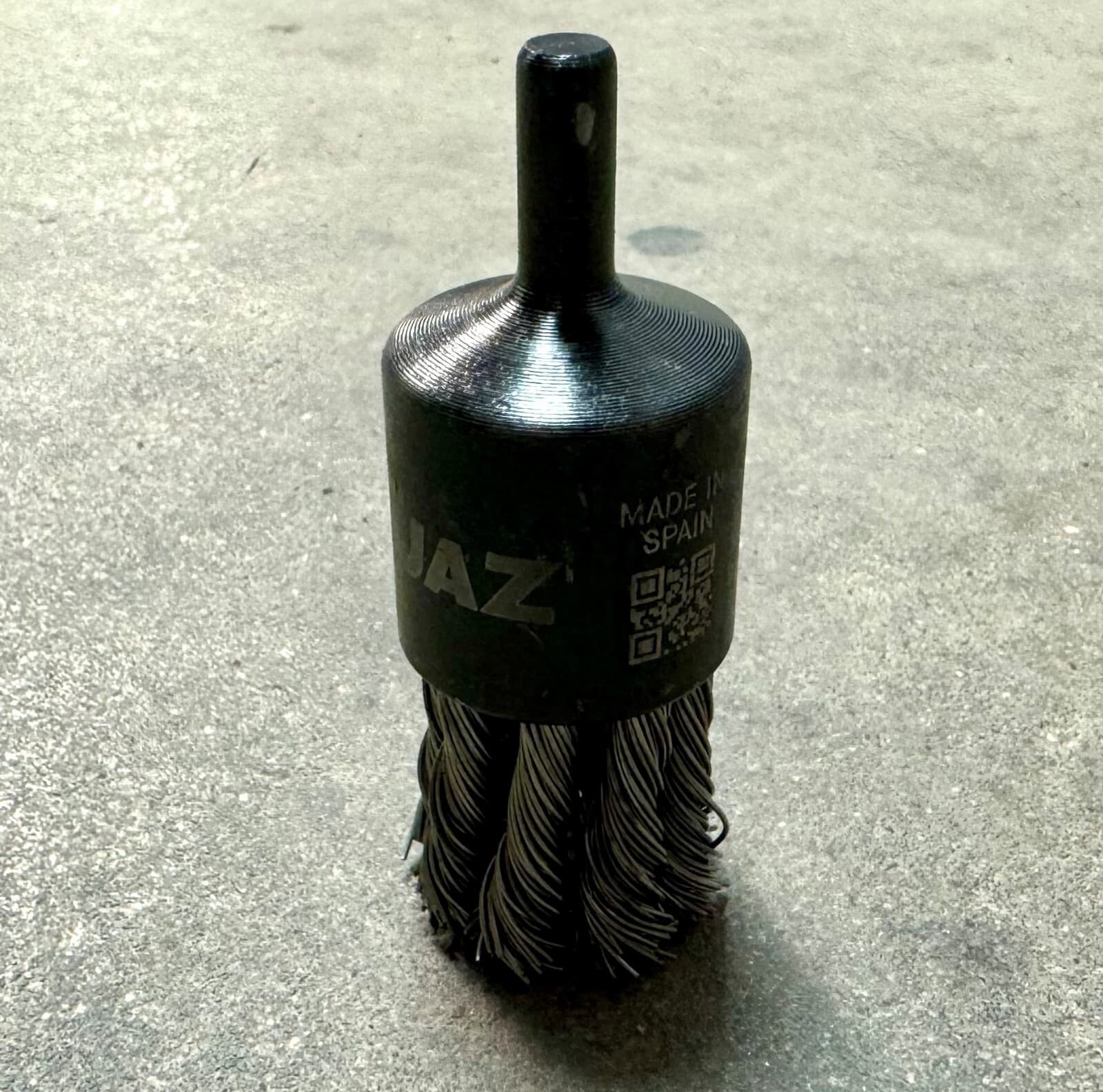 BOX OF 10 - JAZ 12350, Twisted Knot Wire End Brush, 1", .020", 1/4" Shank 2