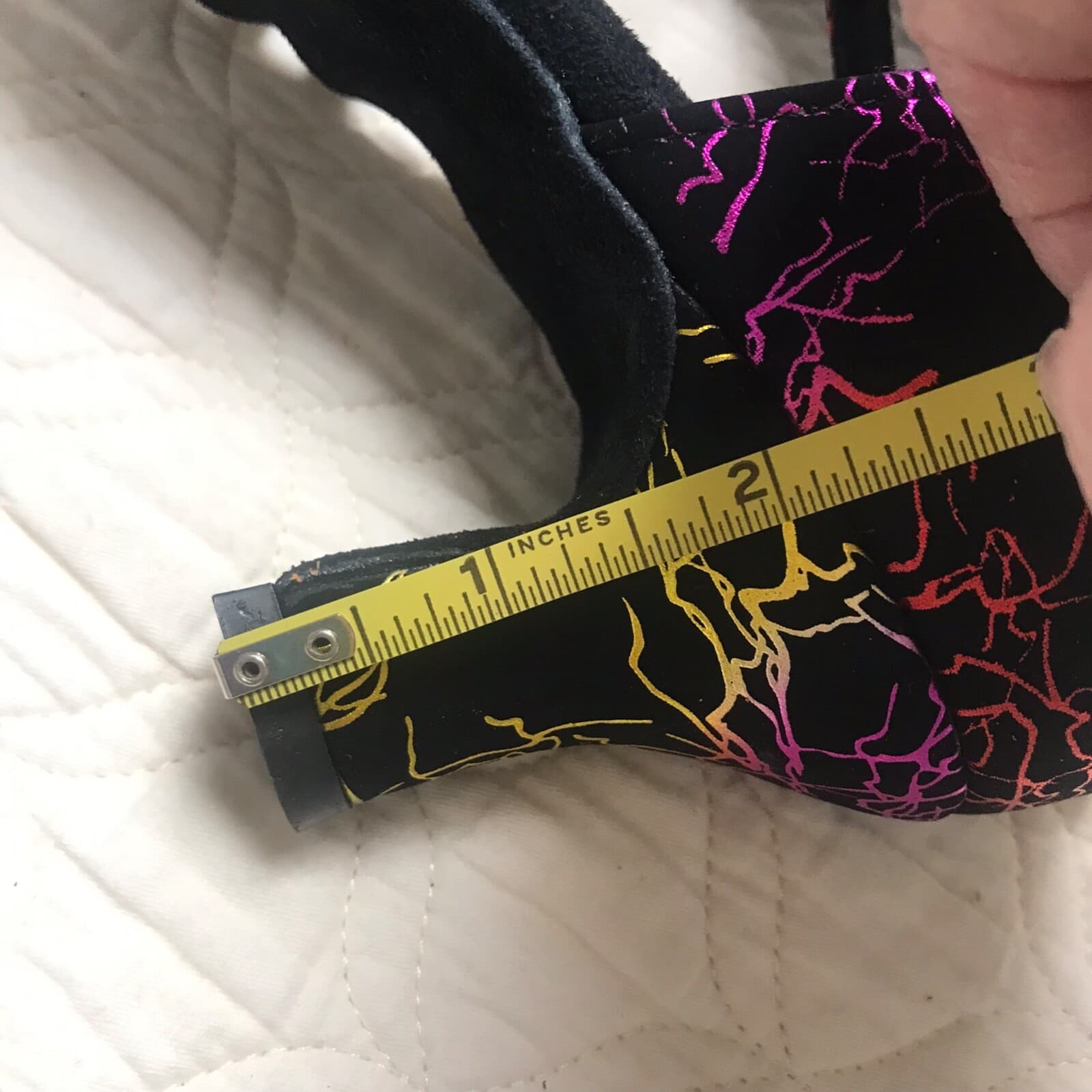 Women's Gorgeous Ballroom Tango Latin Colorful Dance Shoes  Comfy Heels New SZ 8 6