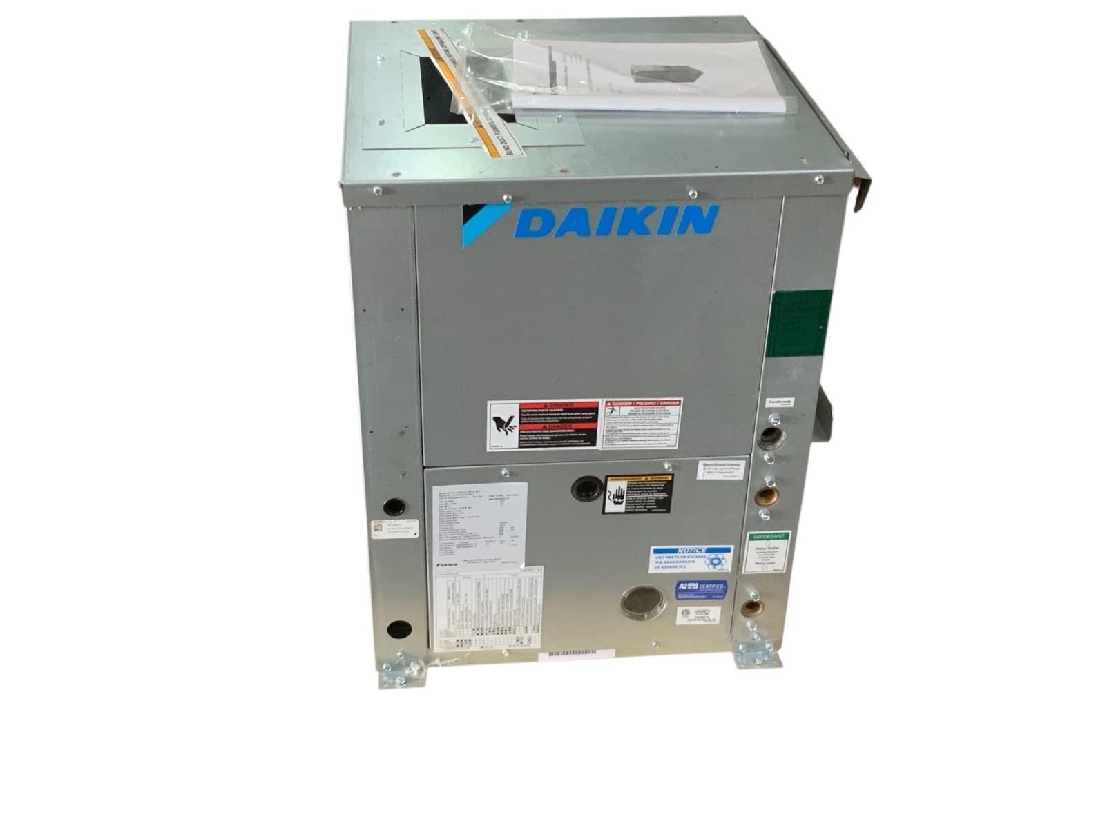 Daikin Water Source Heat Pump WSHP Vertical Compact 208/230V 1Ph