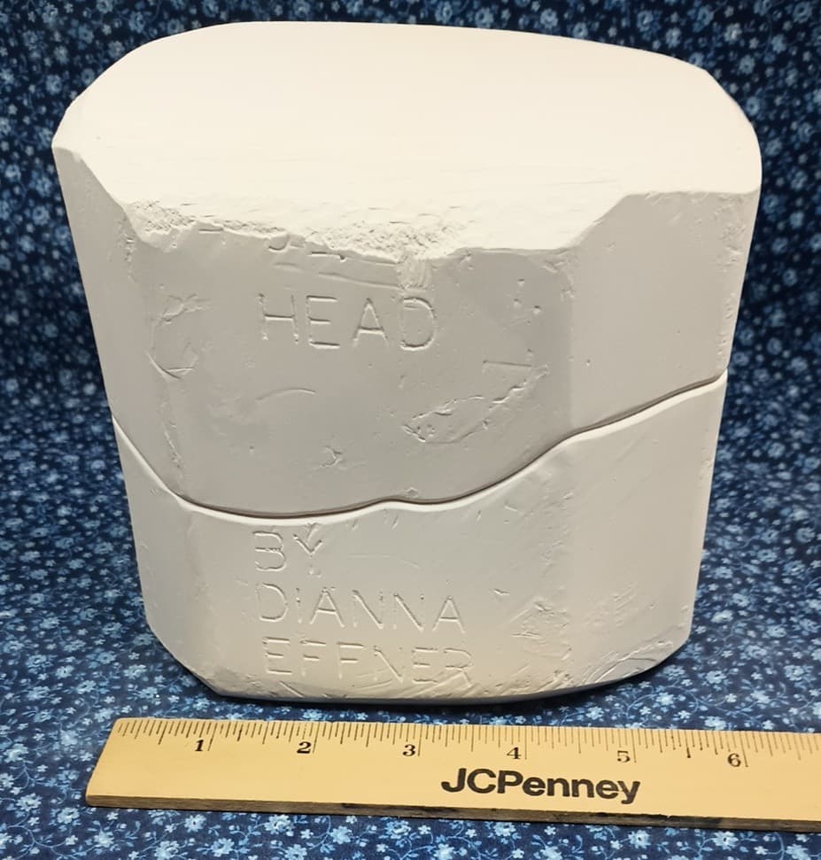 Vintage Ceramic Slip Mold Doll Head 14 Jenny Expressions Effner 4