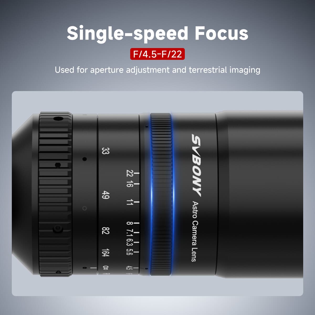 SVBONY SV555 Telescope Refractor 54mm f/4.5 ED APO Astrograph SLR Camera Lens 6