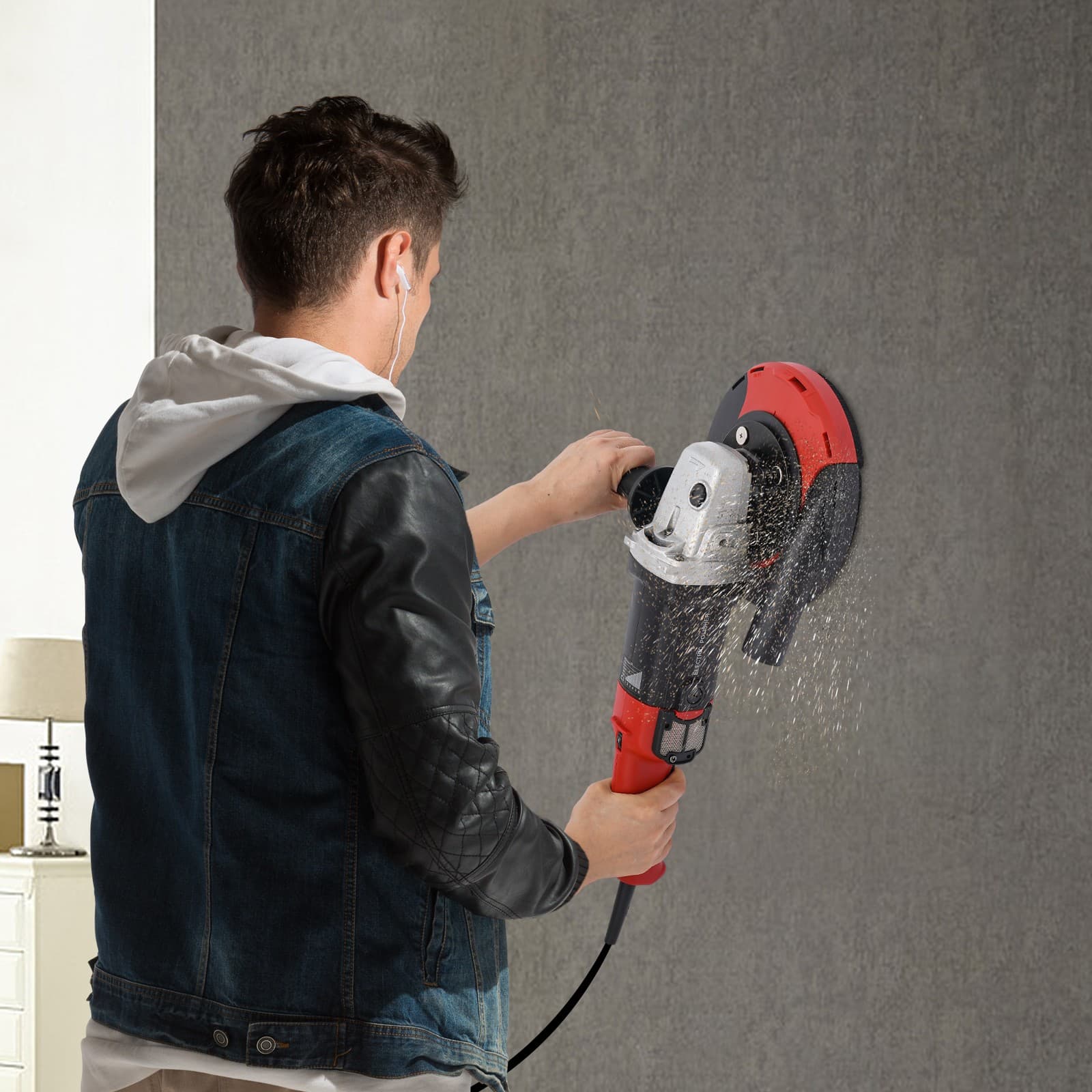 Modern Grinding Machine, Concrete Grinder Set, Dust-Free Grinding Machine 4